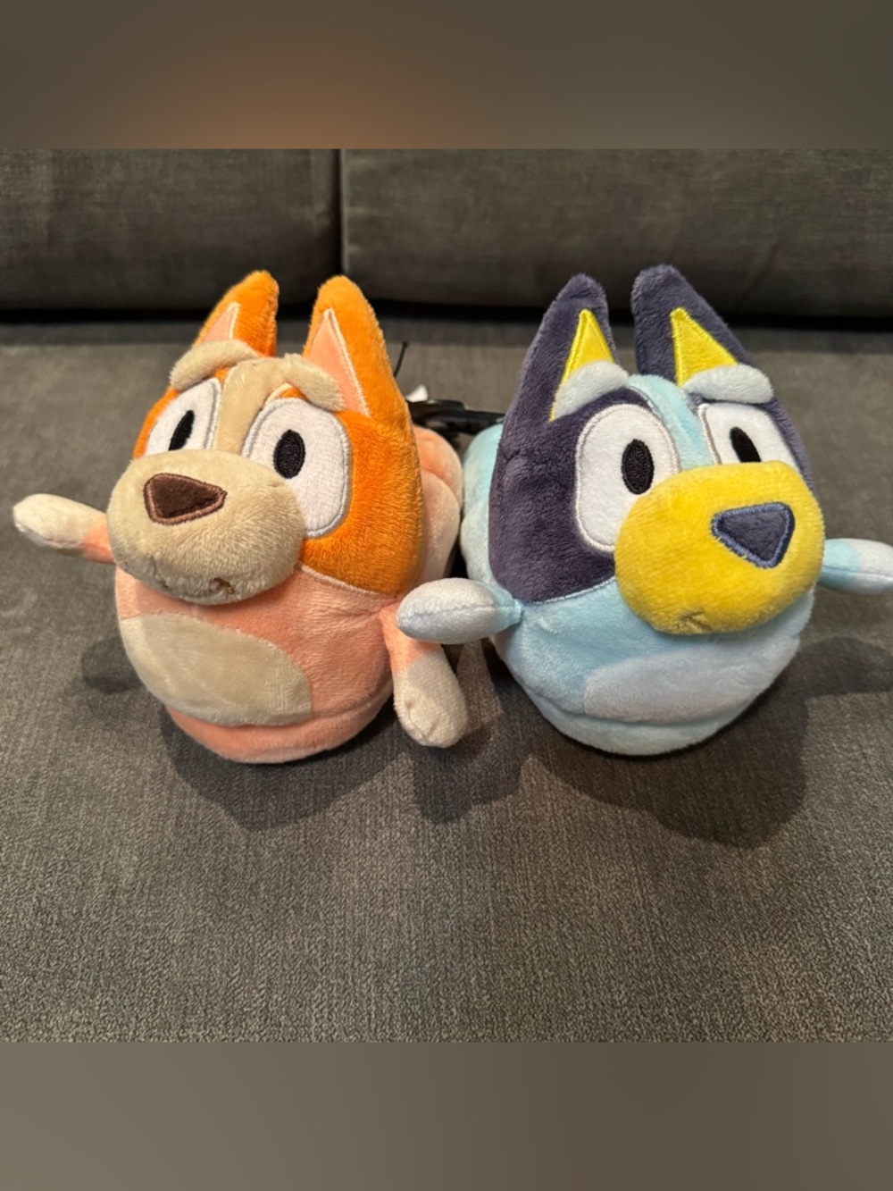 Little Kids Bluey Plush Slippers Size 5/6